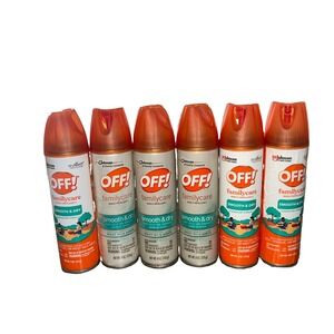 LOT OF 6 OFF! Insect Repellent Non Greasy Formula 15% Deet Outdoor Mosquito Repl